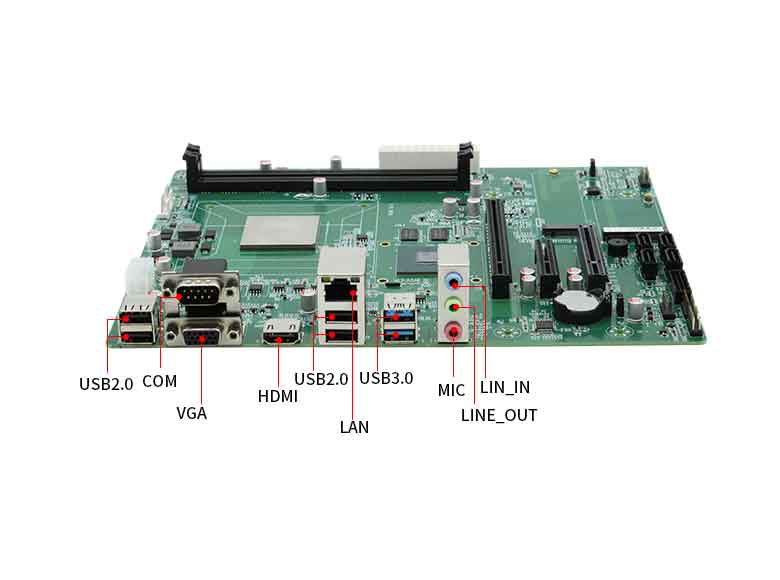龍芯3A6000信創辦公主板P603L(圖4) 龍芯3A6000信創辦公主板P603L(圖4)
